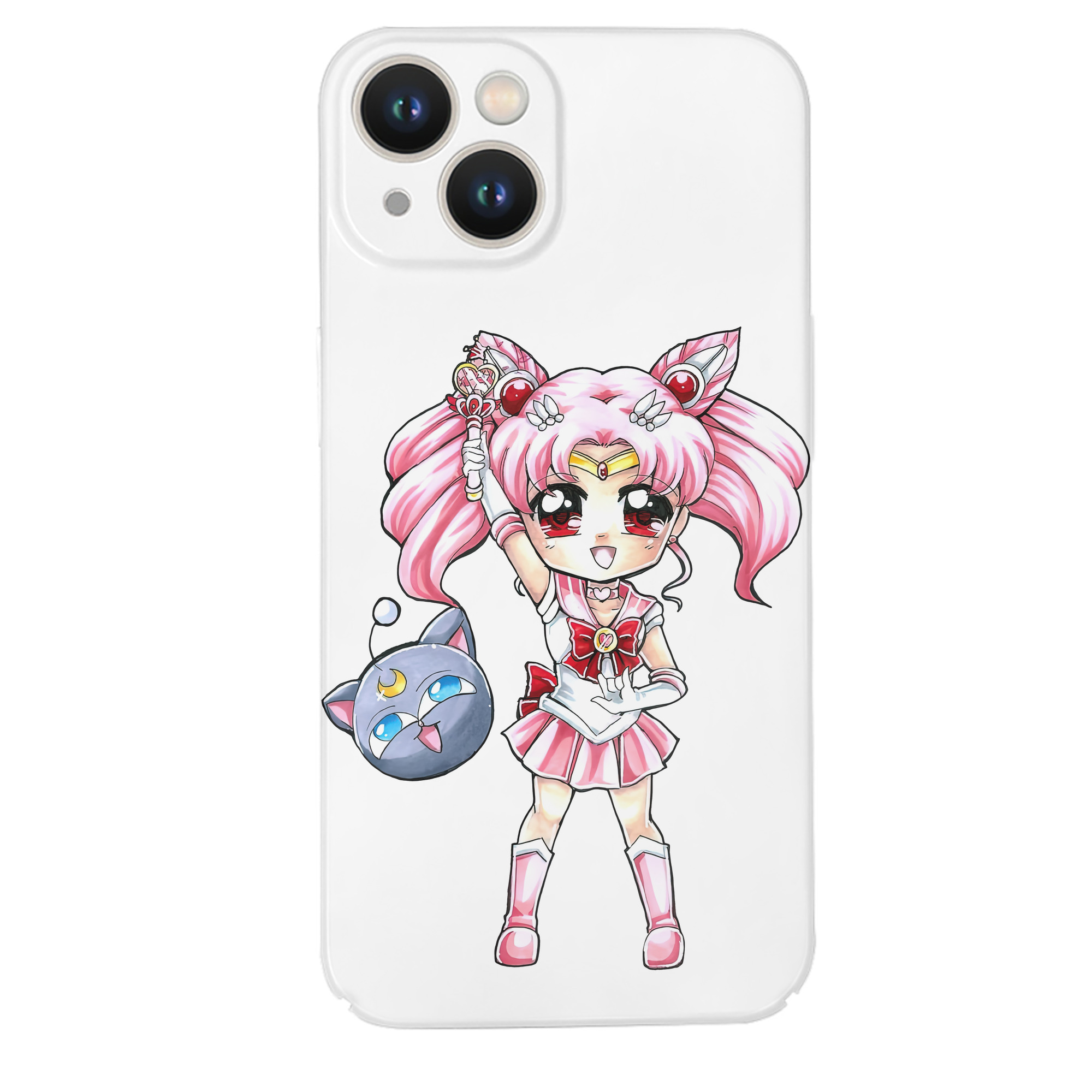 （画像用） 美少女戦士セーラームーン ちびうさ Sailor Moon Chibiusa Tsukino Usagi Small Lady Serenity 【iPhone 14シリーズ対応】ハードケース